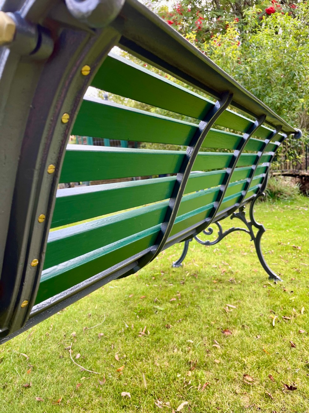 Scottish garden bench View IX