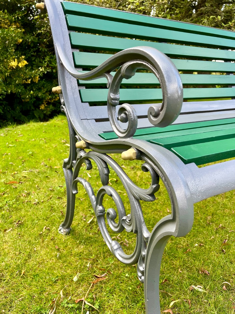 Scottish garden bench View XI