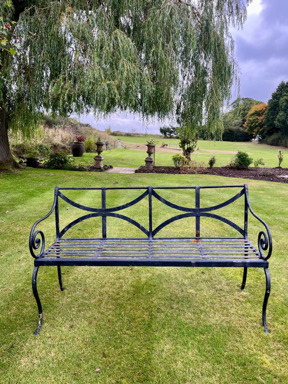 Rare Scottish garden bench