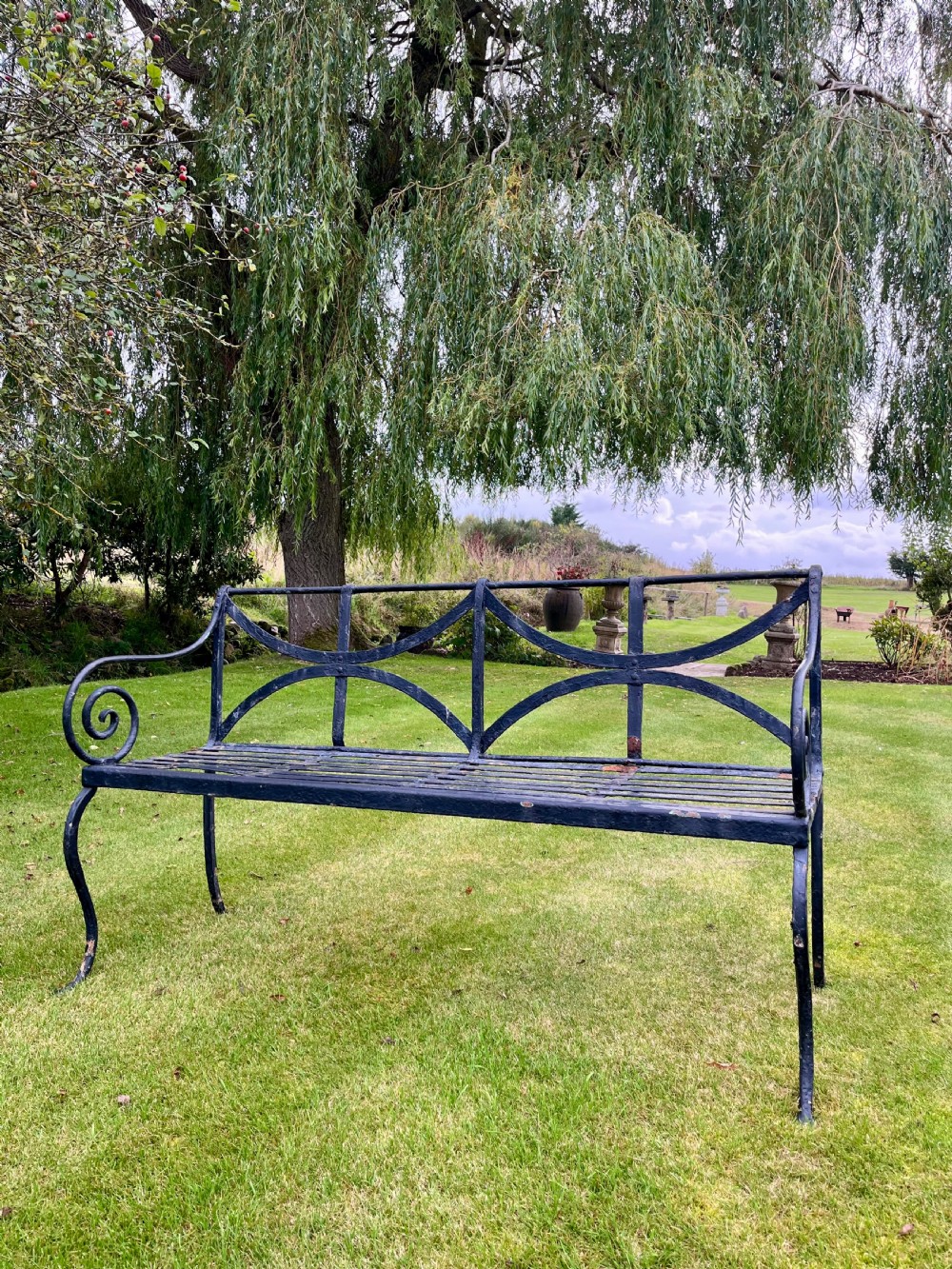 Rare Scottish garden bench View II