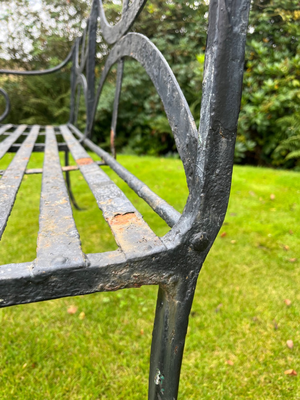 Rare Scottish garden bench View VIII