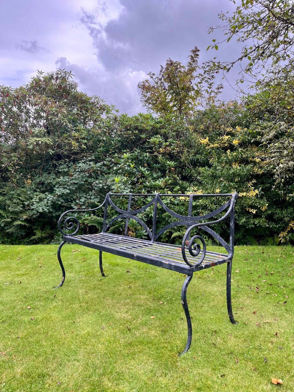 Rare Scottish garden bench View X