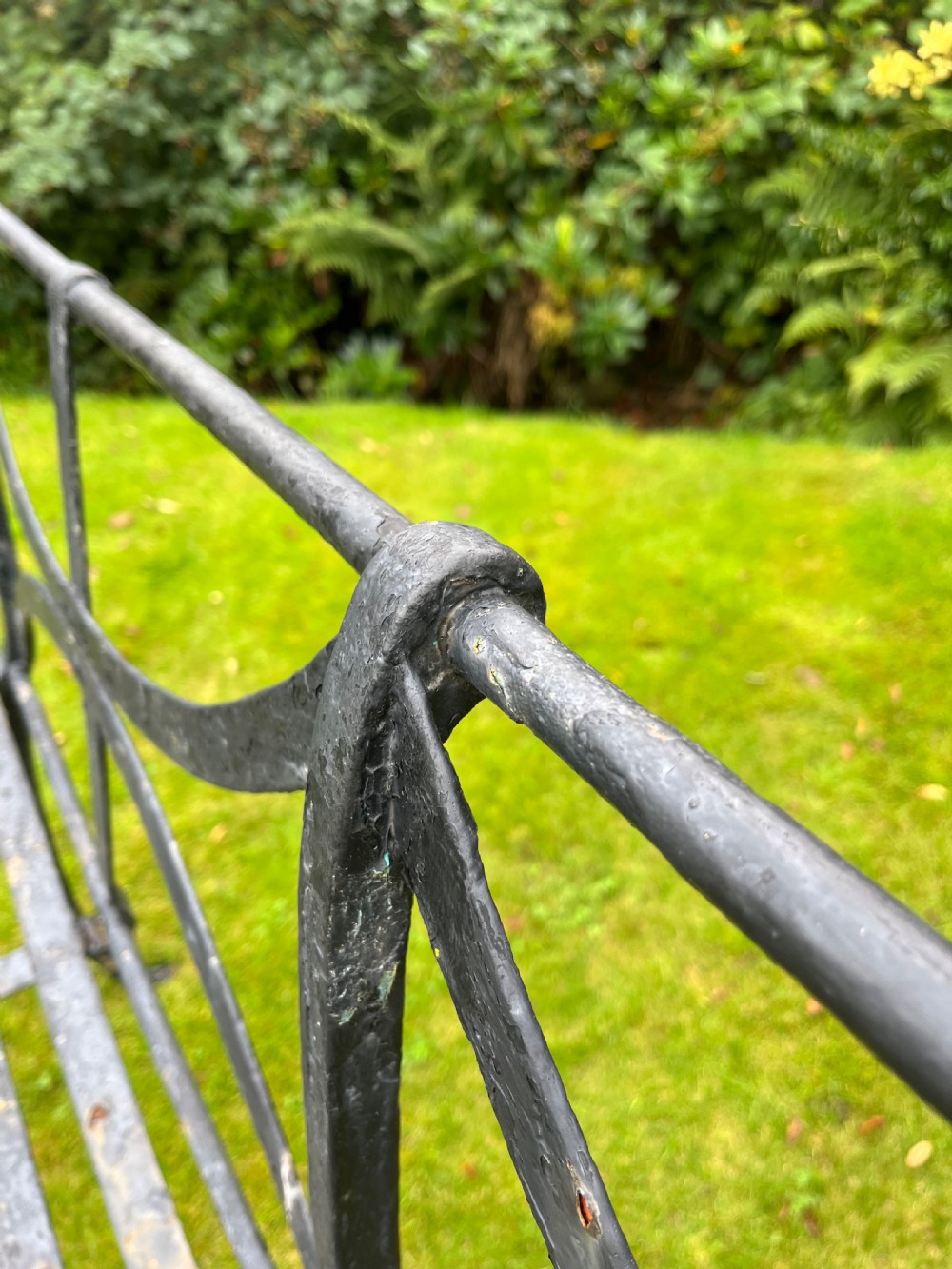 Rare Scottish garden bench View XIII