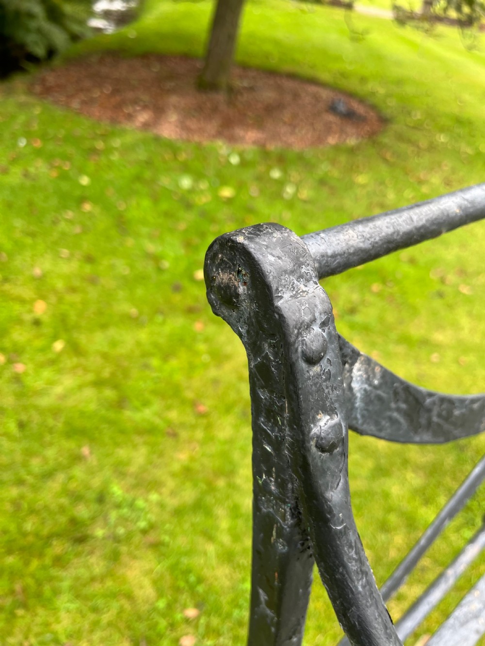 Rare Scottish garden bench View XIV