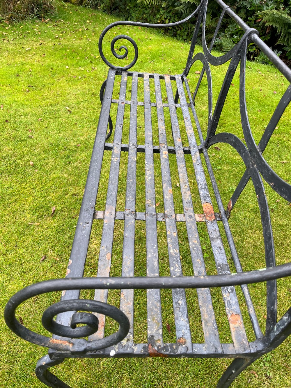 Rare Scottish garden bench View XVII