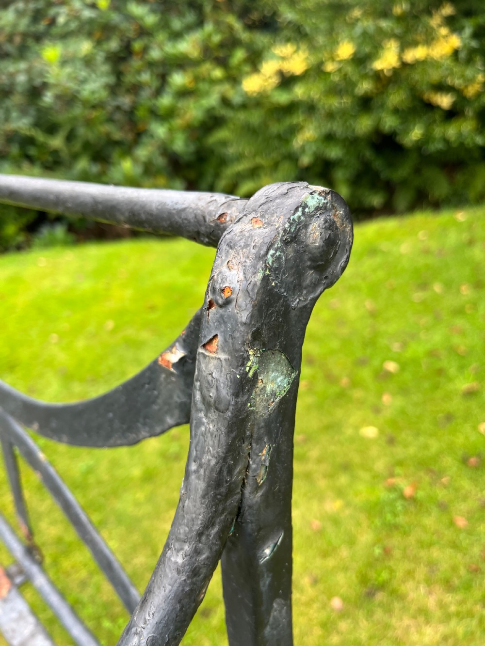 Rare Scottish garden bench View XVIII