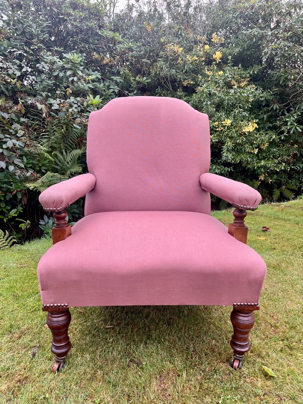 Mahogany open armchair  View VI