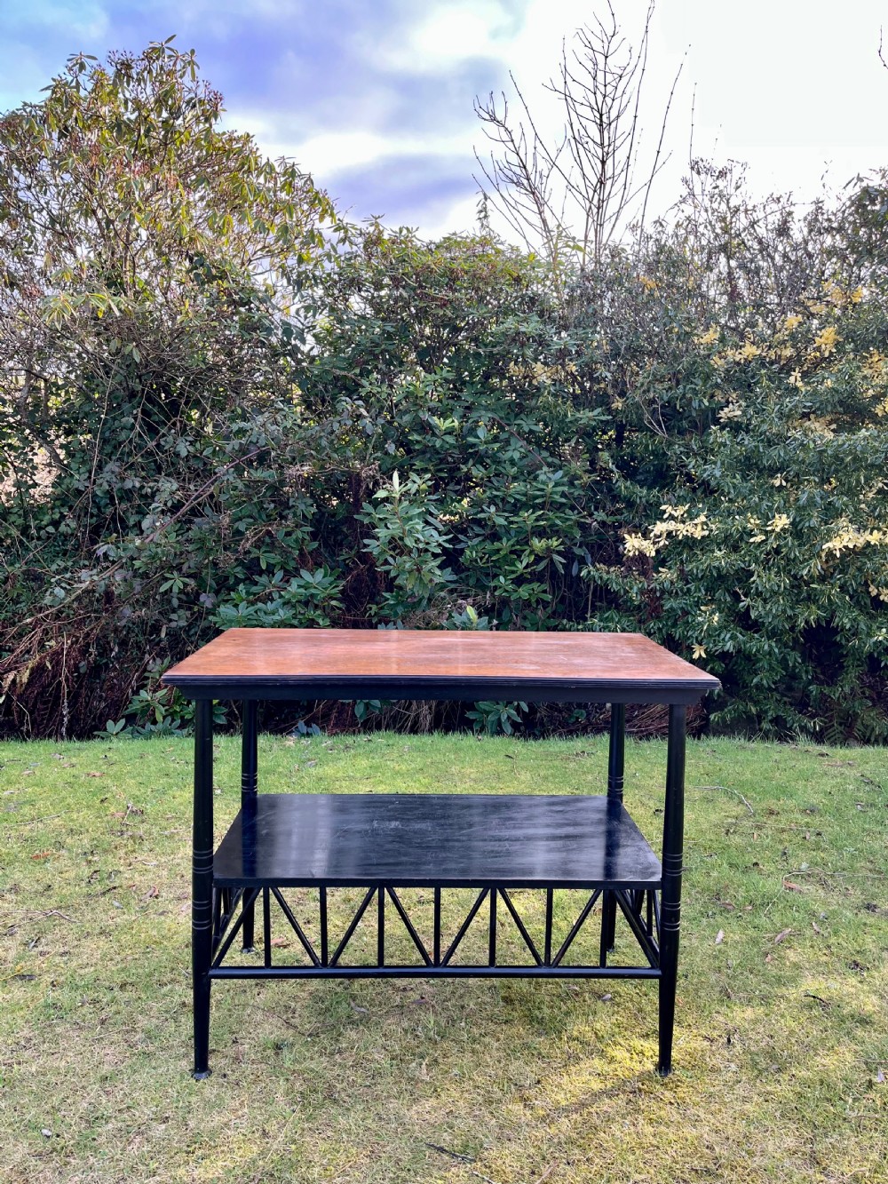 Rare E. W. Godwin aesthetic side table  View II