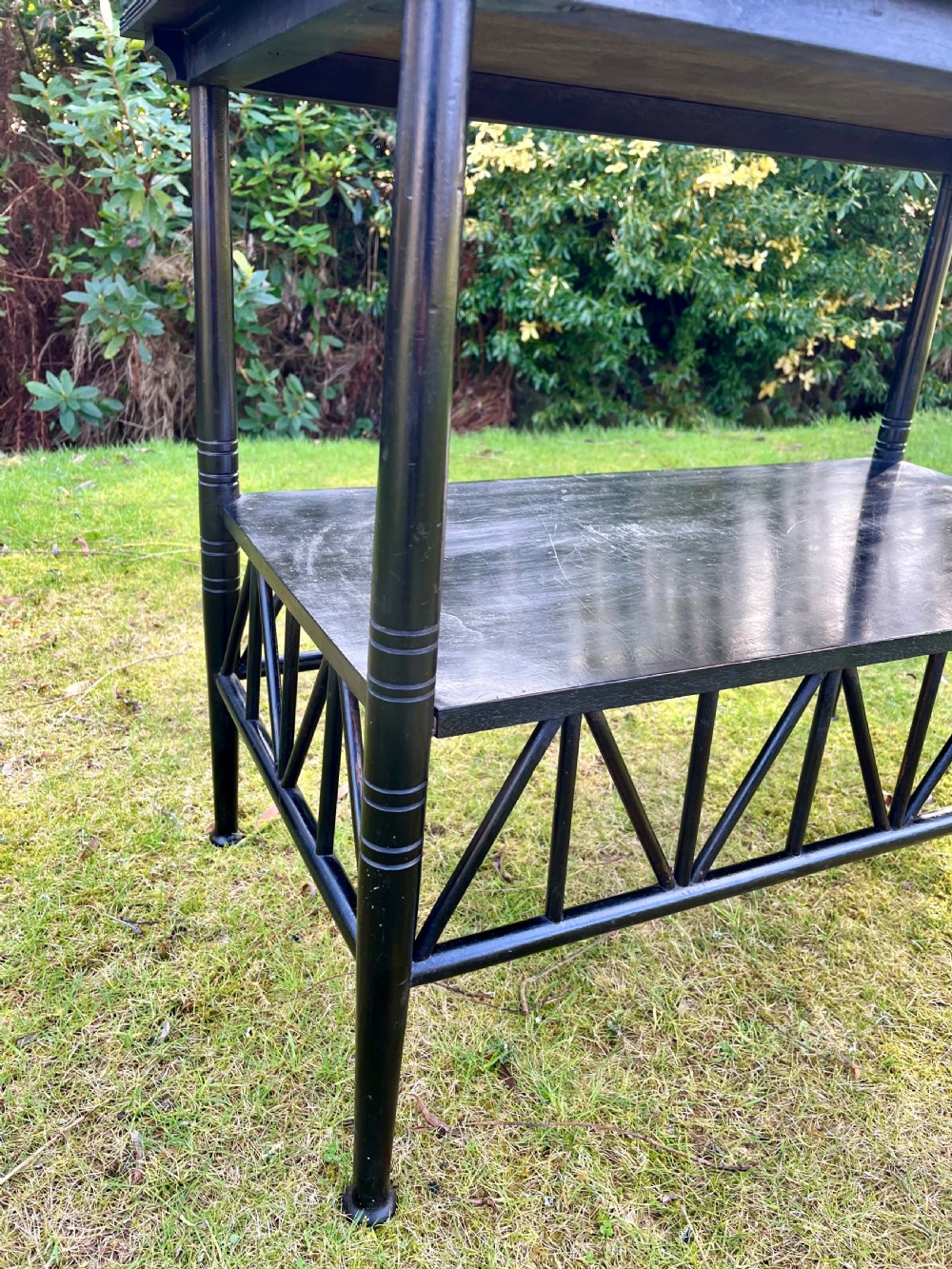 Rare E. W. Godwin aesthetic side table  View III