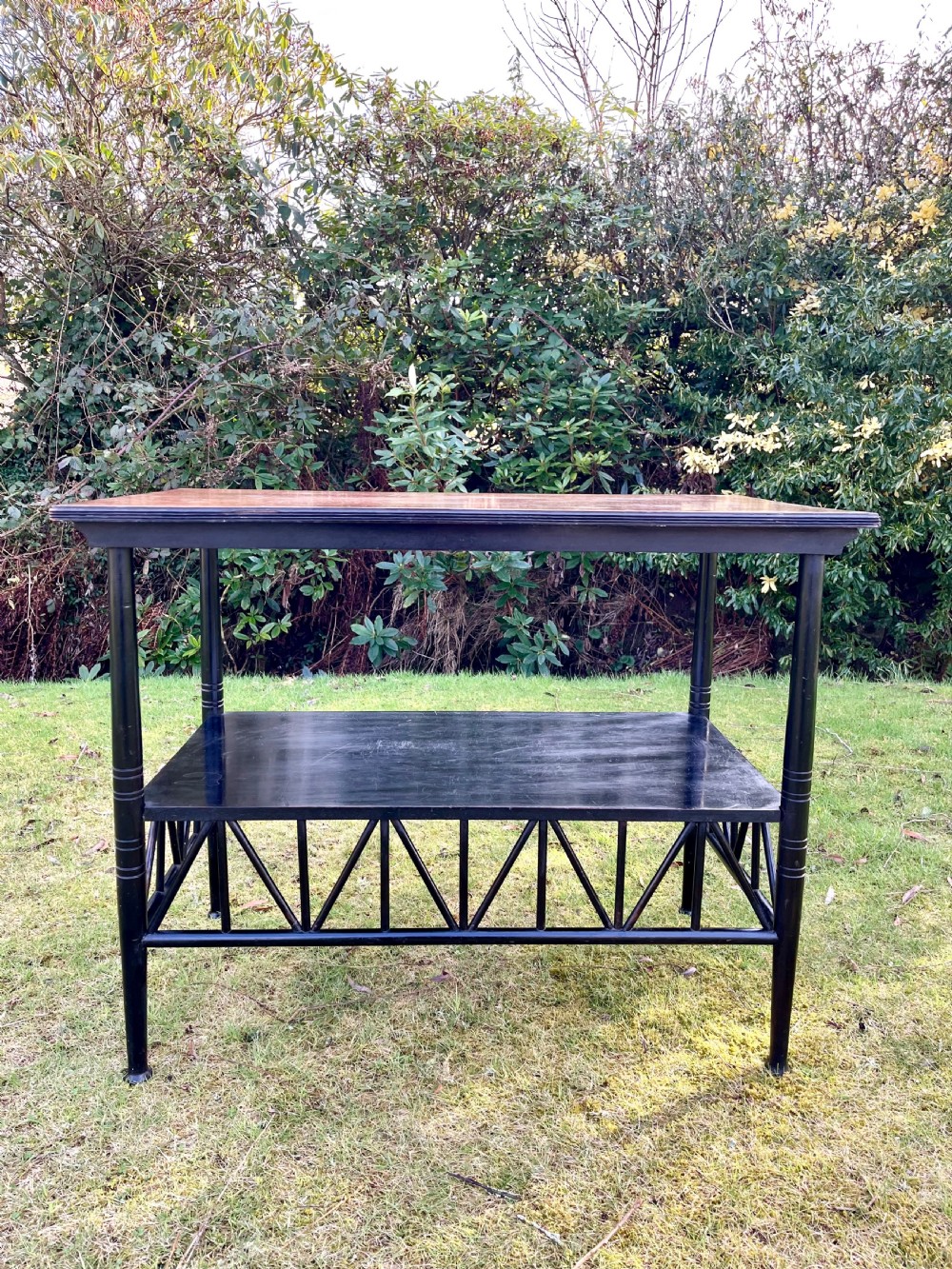 Rare E. W. Godwin aesthetic side table  View V