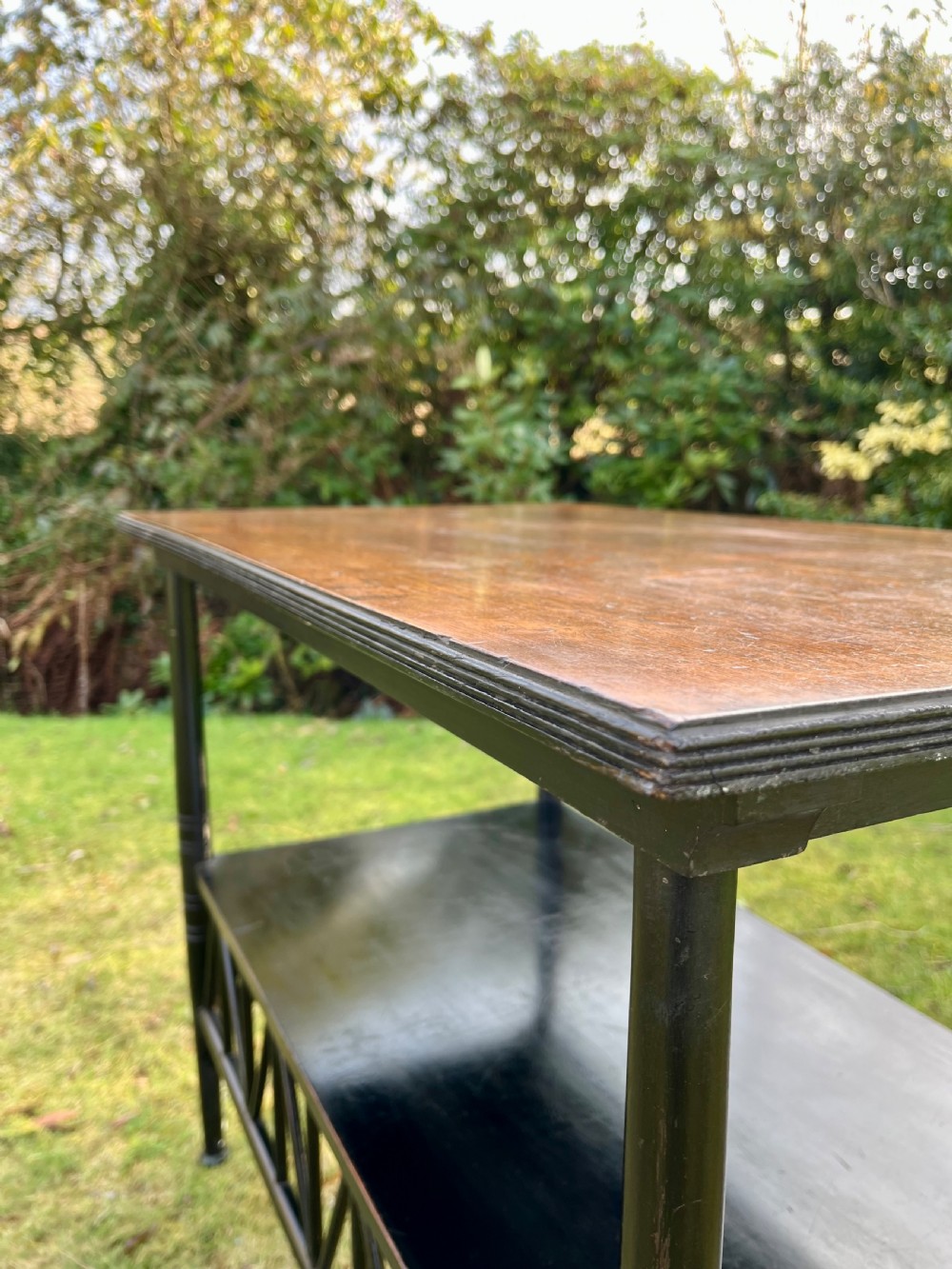 Rare E. W. Godwin aesthetic side table  View XII