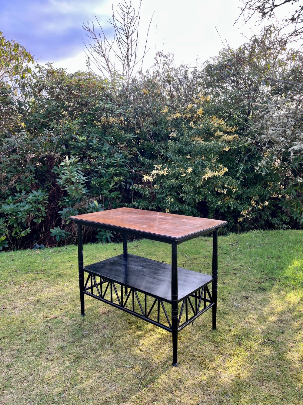 Rare E. W. Godwin aesthetic side table  View XIII