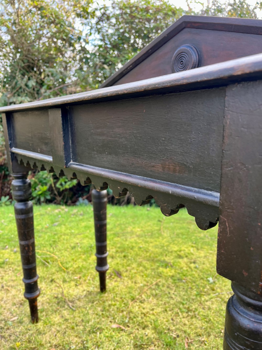 Scottish pine console table  View IV