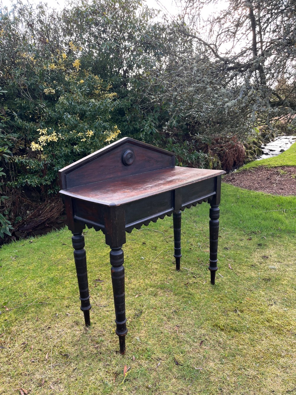 Scottish pine console table  View IX