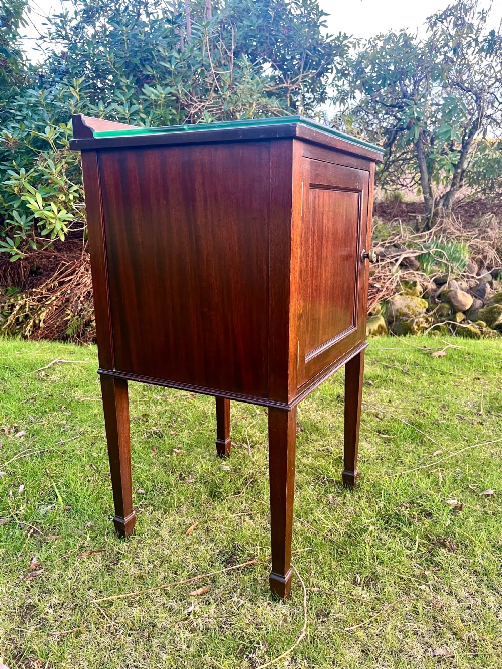Pair mahogany bedside cabinets  View VI