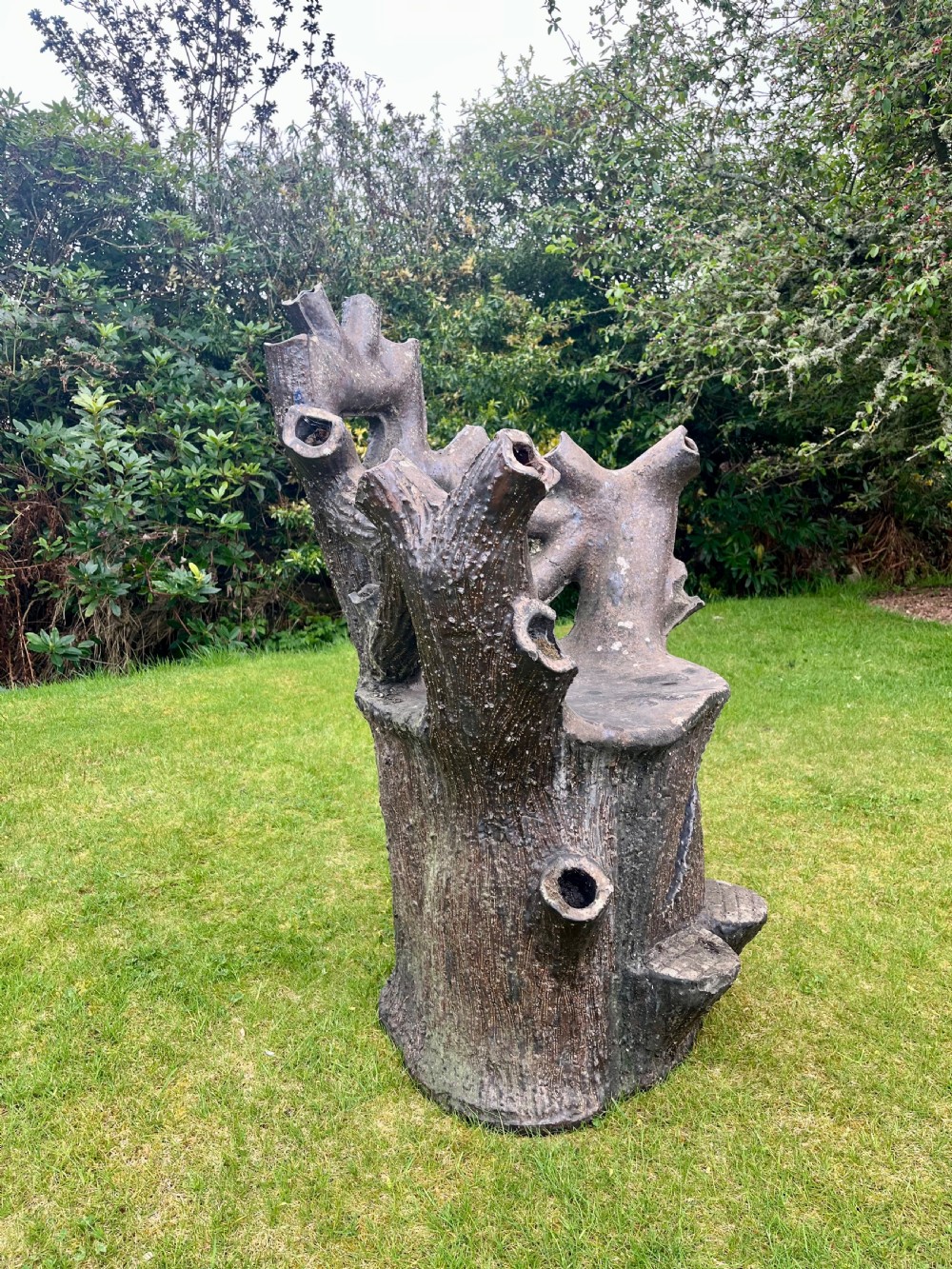 Scottish faux bois garden chair  View IV