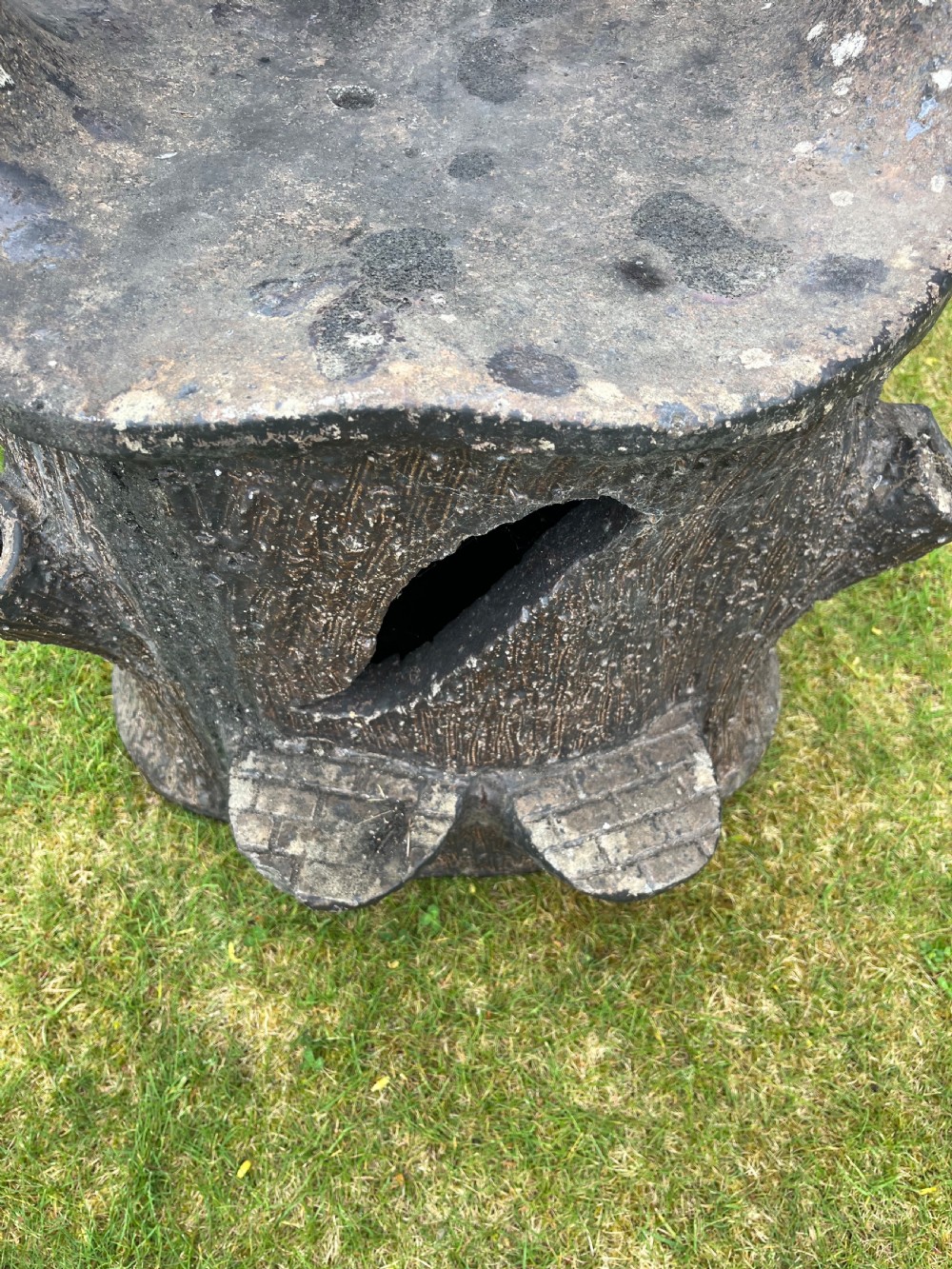 Scottish faux bois garden chair  View V