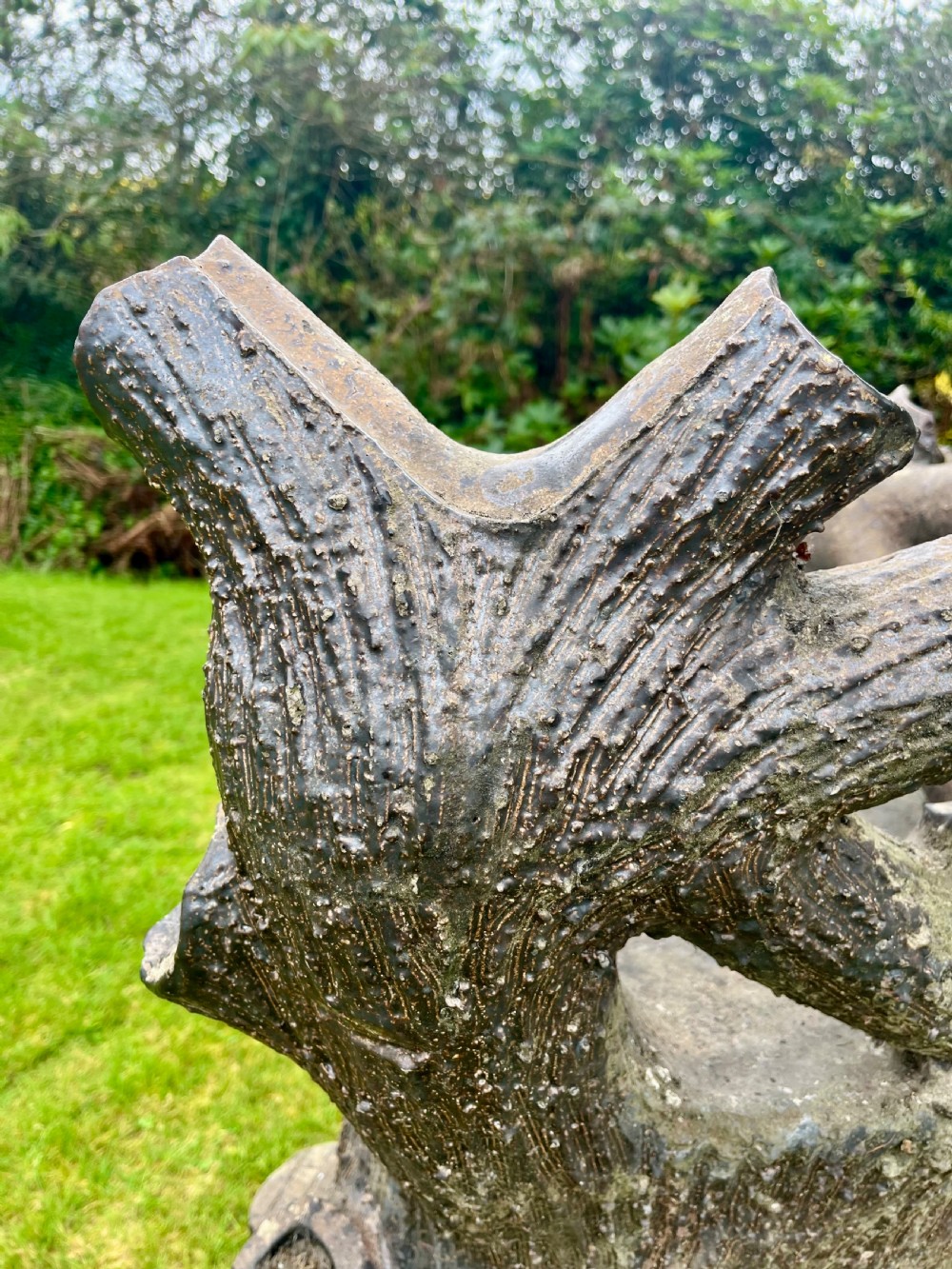 Scottish faux bois garden chair  View VIII