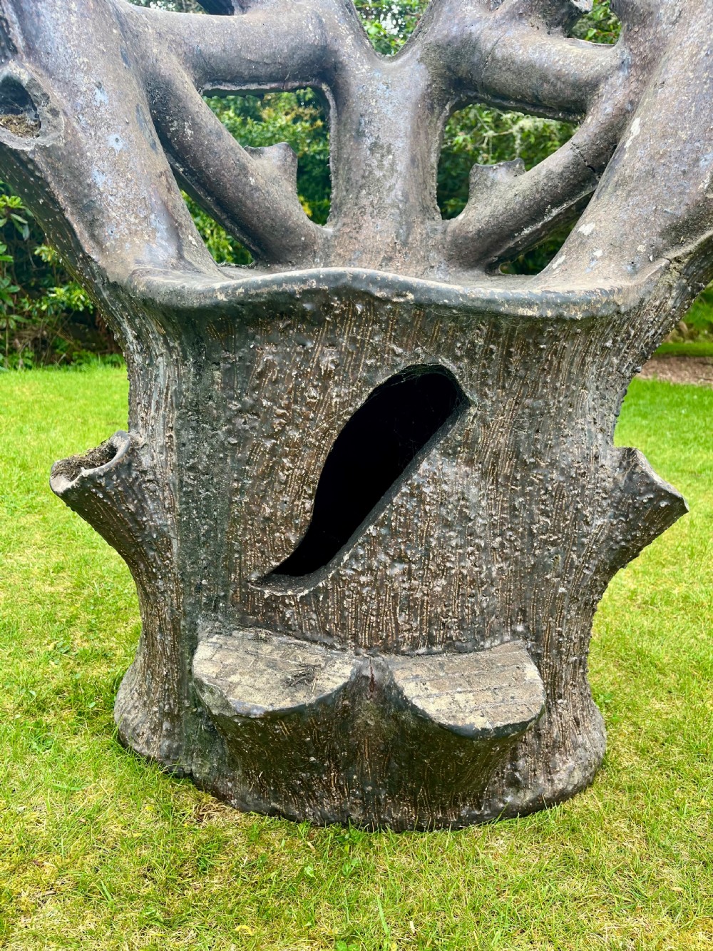 Scottish faux bois garden chair  View X