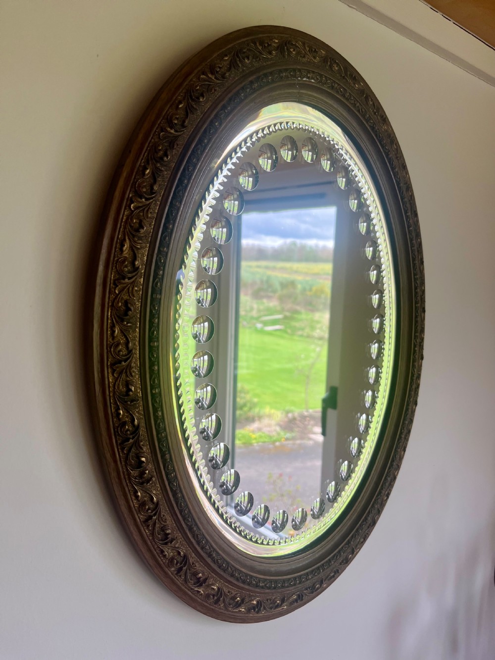 Gilt wall mirror 