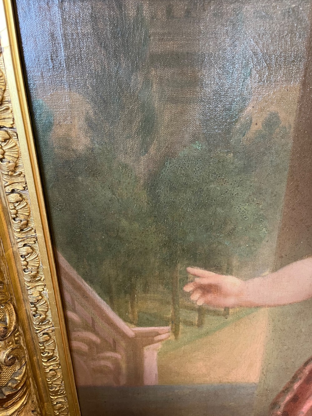 Huge cherub oil portrait  View VIII