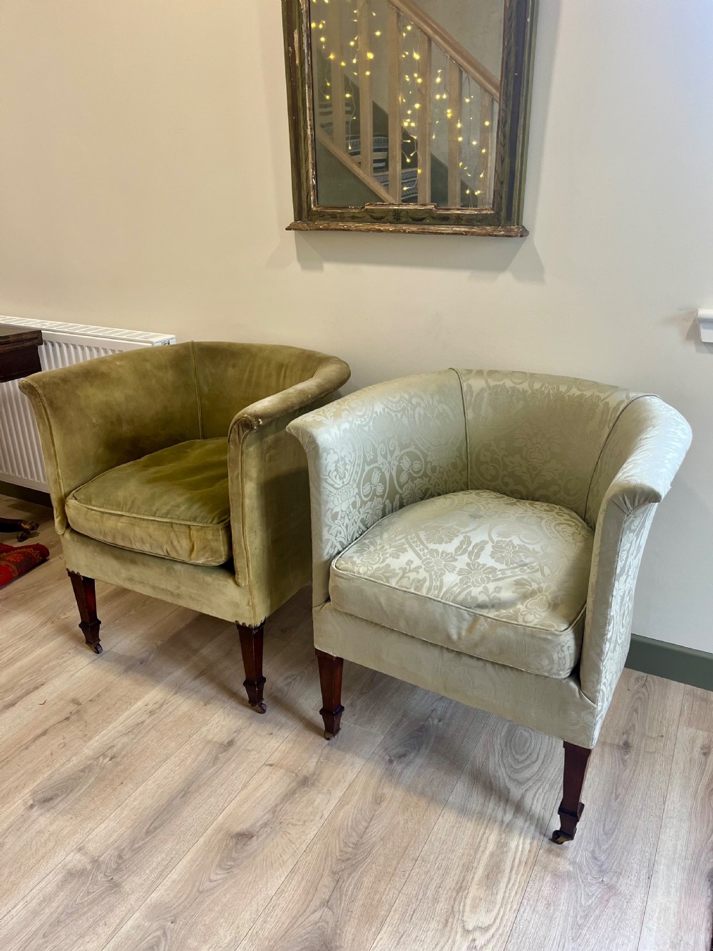 Pair tub armchairs  View II