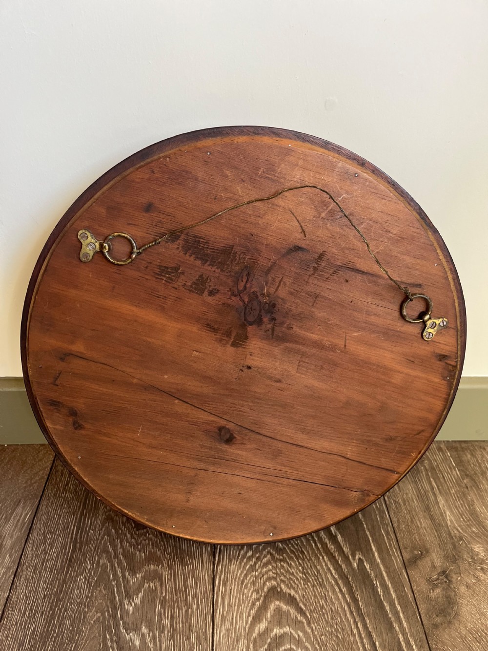 Small mahogany convex mirror  View VI