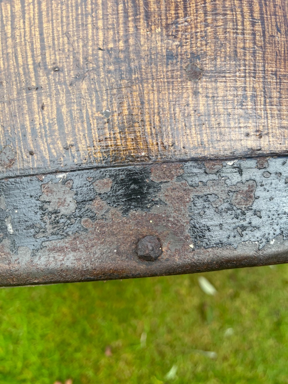 Large tole log bin View VI