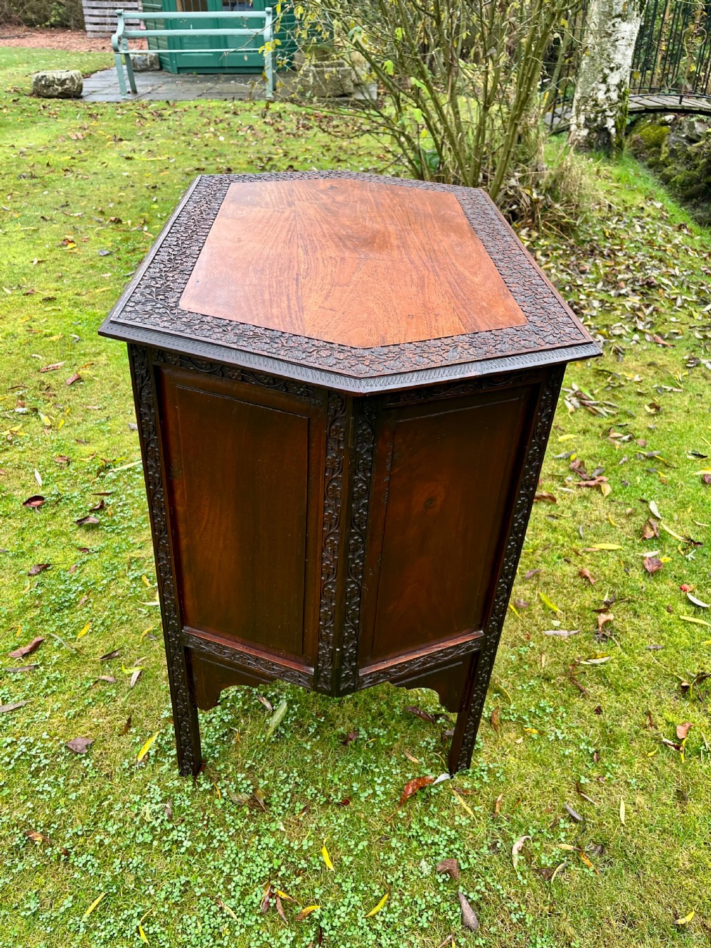 Anglo Indian Kashmiri occasional table  View VIII