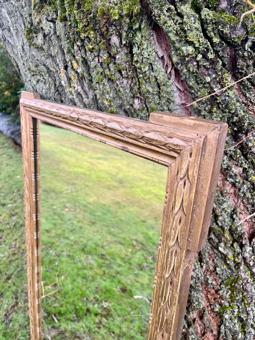 Large gilded wall mirror  View III