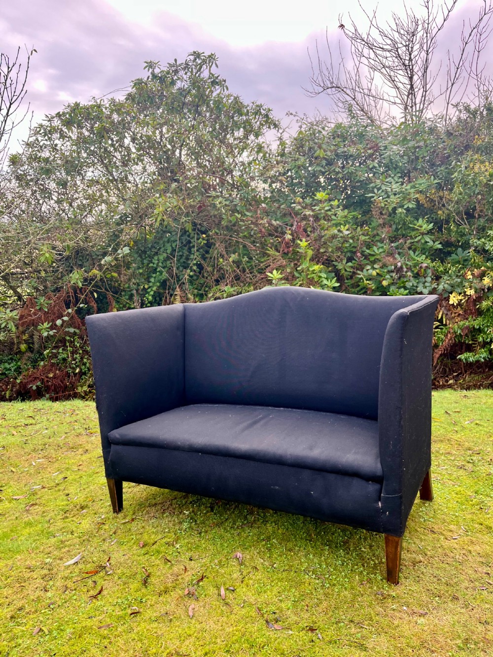 Edwardian high sided settee View II