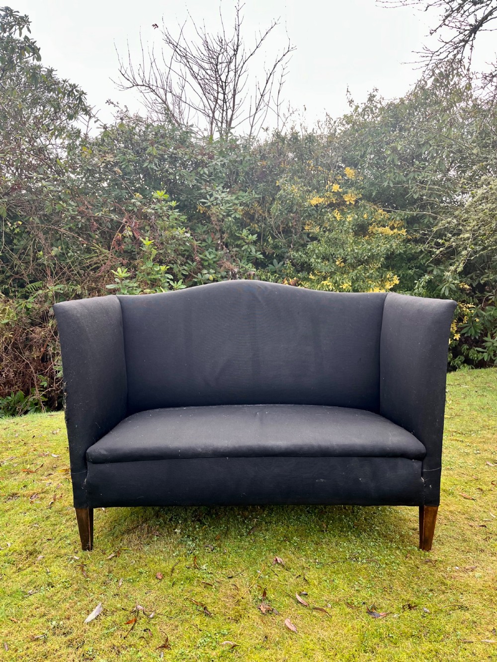 Edwardian high sided settee View III