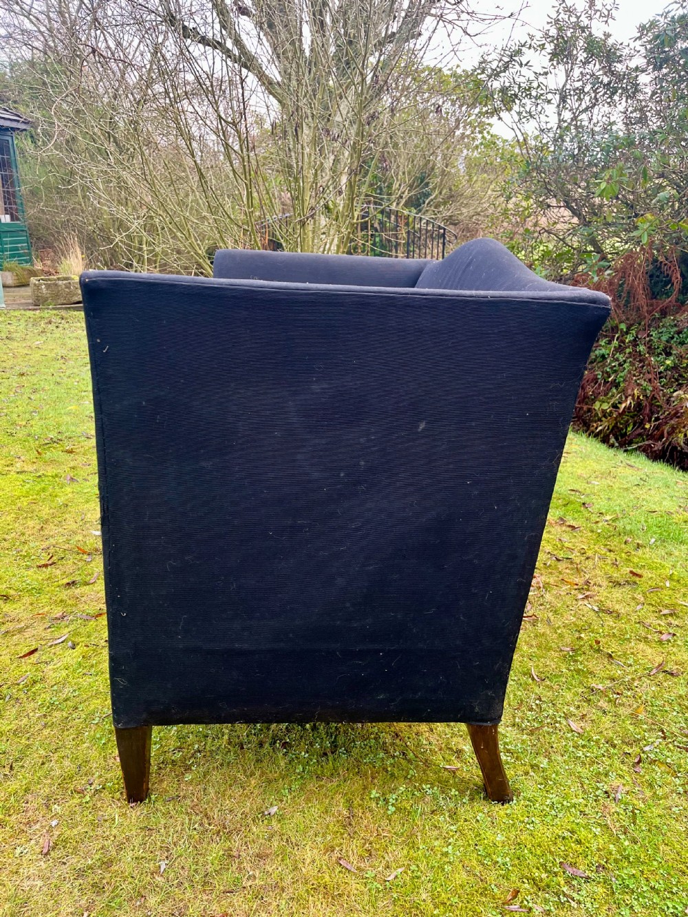 Edwardian high sided settee View IV