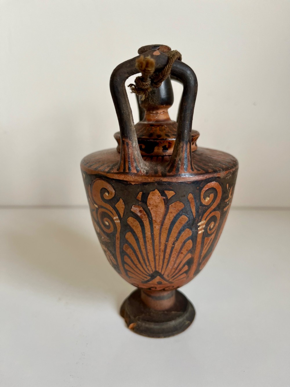 Ancient Greek pottery marriage vase View III