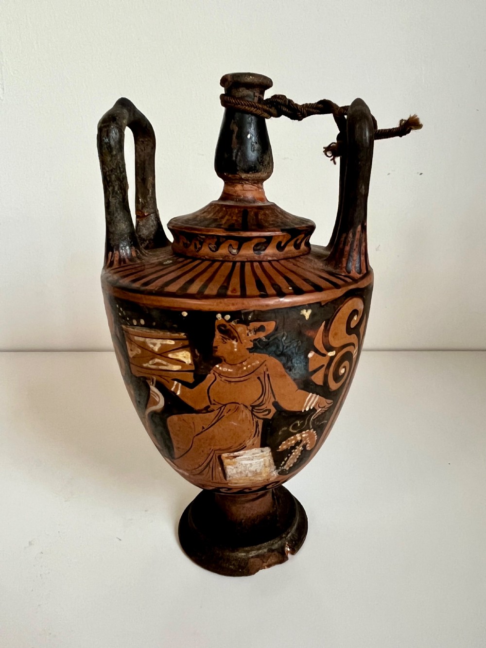 Ancient Greek pottery marriage vase View IV