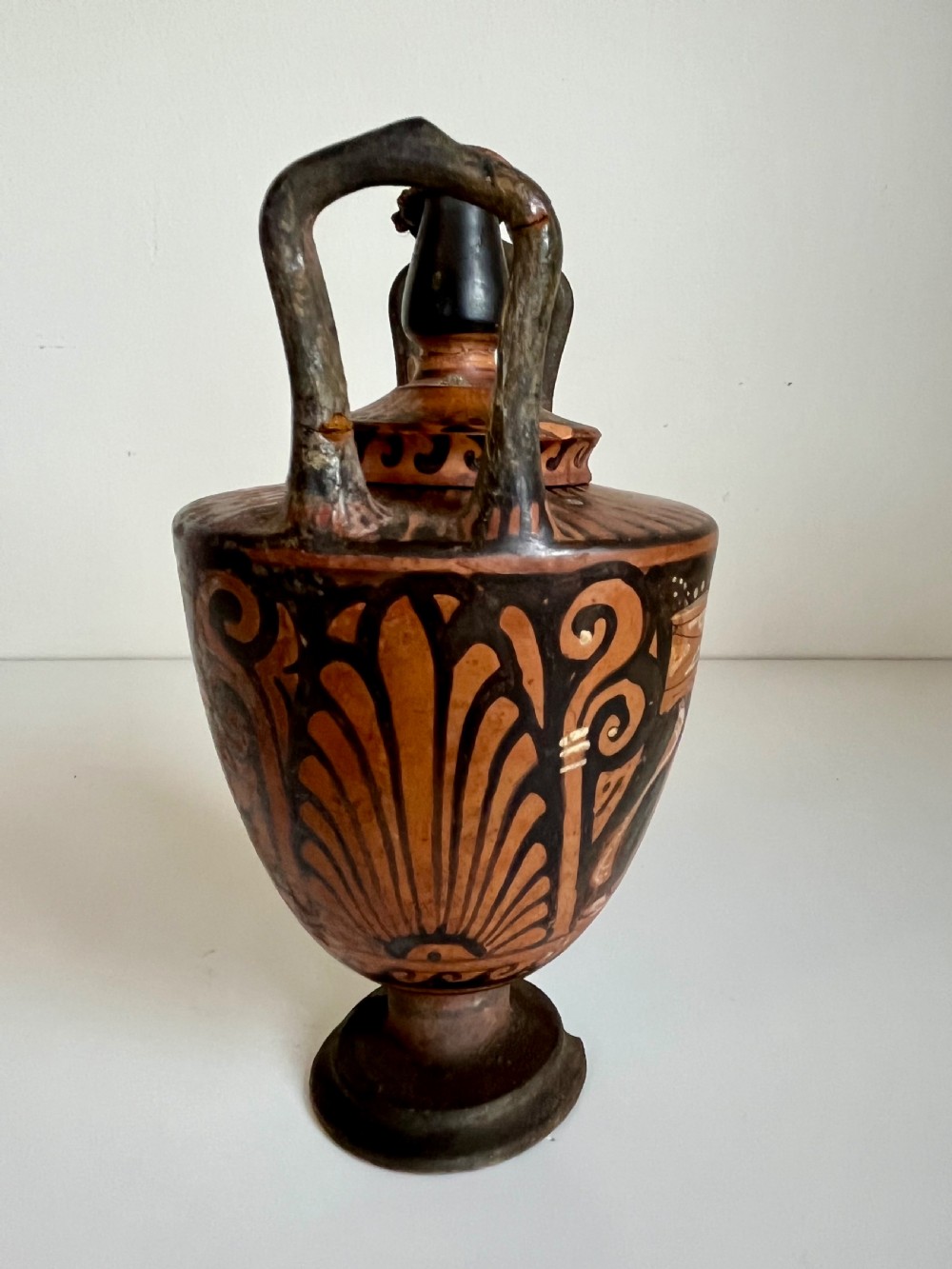 Ancient Greek pottery marriage vase View XIII