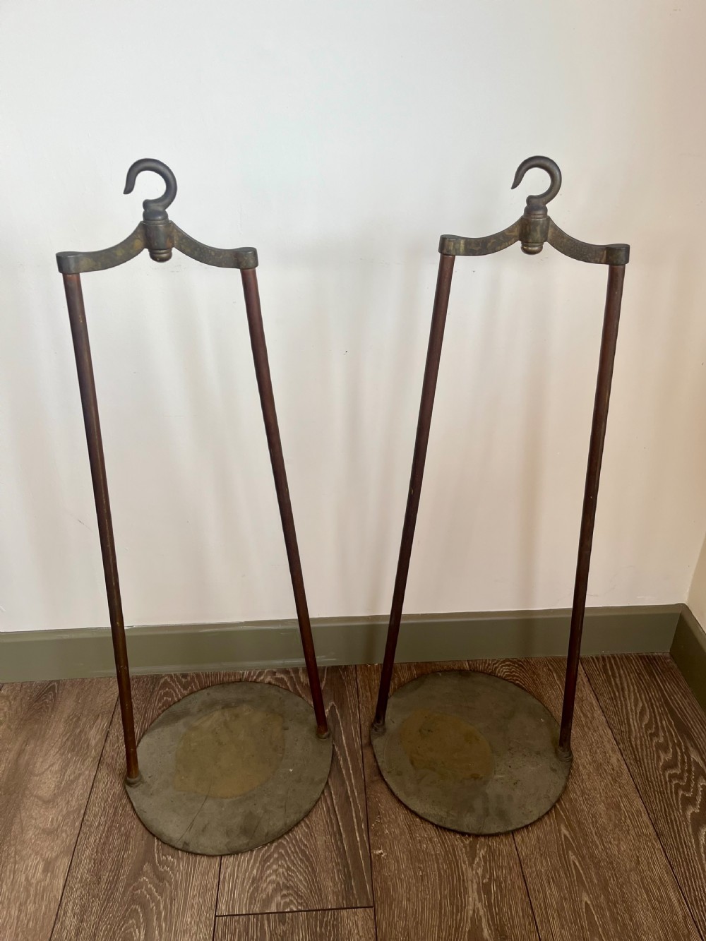 Brass and copper hanging kitchen displays View III