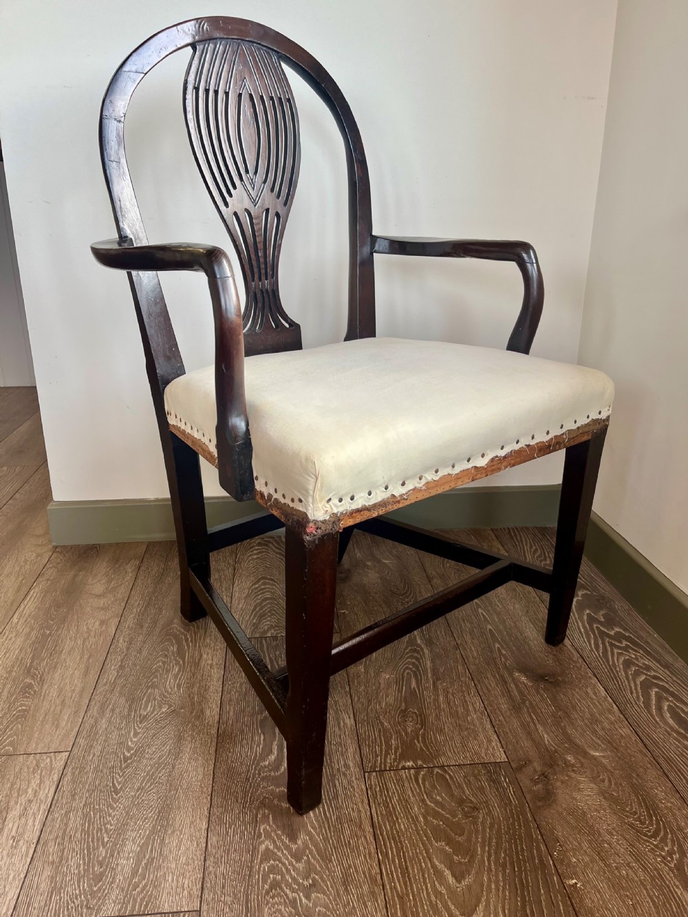 Scottish laburnum open armchair 