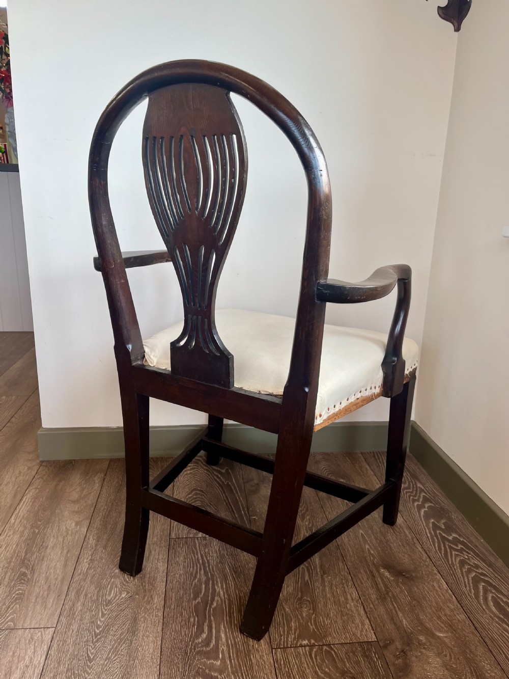 Scottish laburnum open armchair  View IX