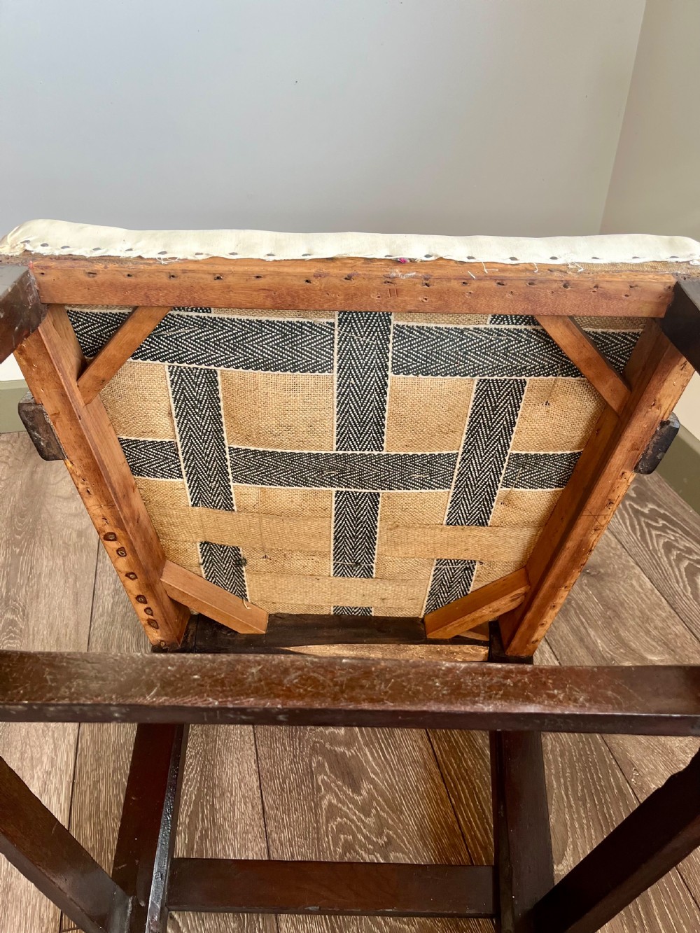 Scottish laburnum open armchair  View XI