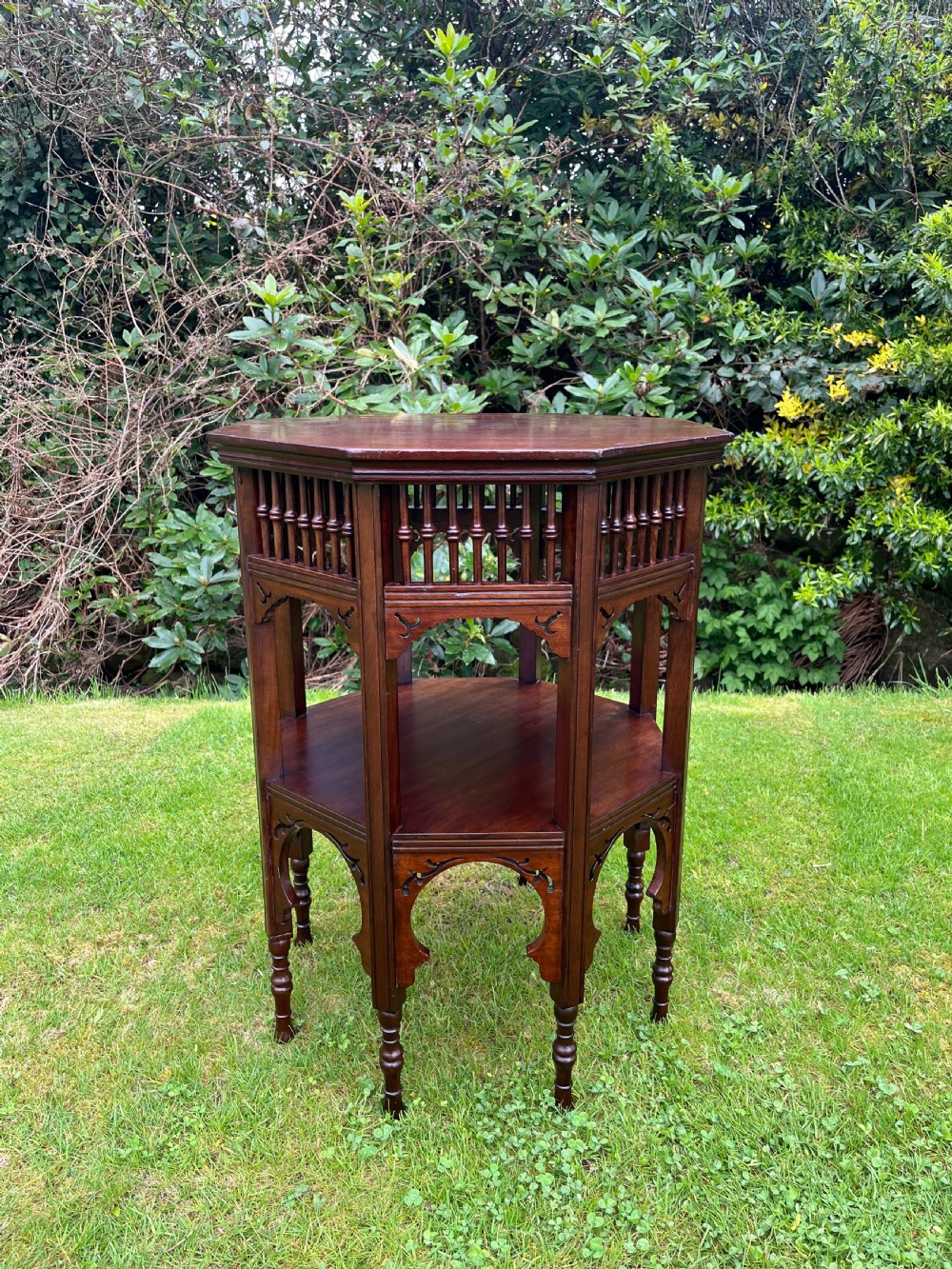 Large moorish lamp table