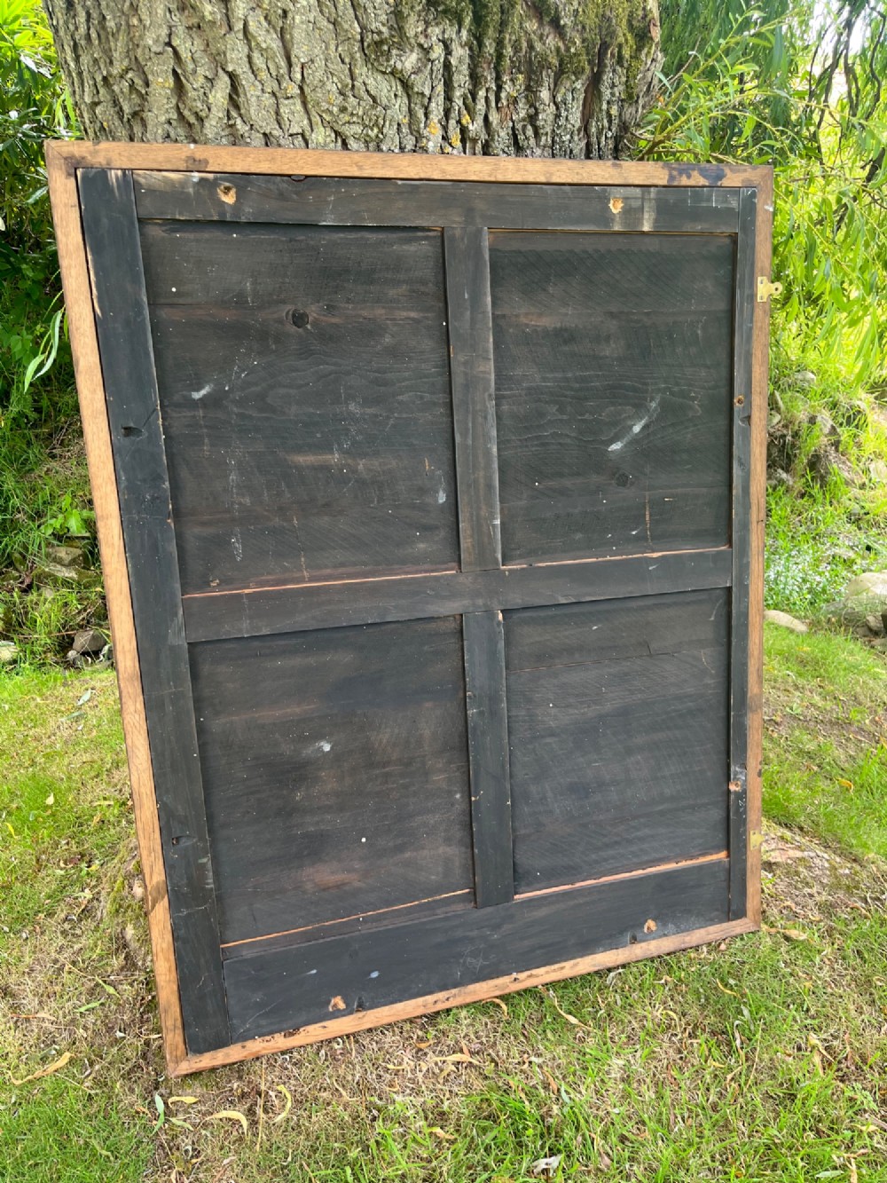 Large oak wall mirror View VIII