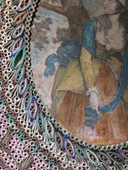 QUILLWORK PICTURE OF A LADY - ADDITIONAL PHOTO 3