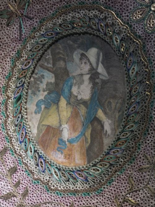 QUILLWORK PICTURE OF A LADY - ADDITIONAL PHOTO 9