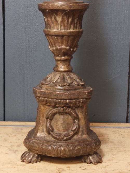 SILVER GREY PRICKET STICK CANDLESTICK - ADDITIONAL PHOTO 3