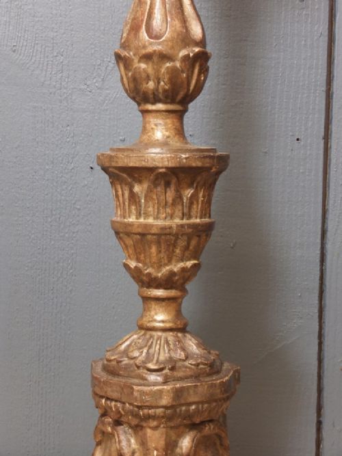 SILVER GREY PRICKET STICK CANDLESTICK - ADDITIONAL PHOTO 5
