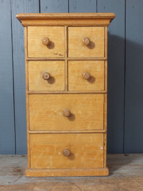 scumbled paint drawers - CATEGORY: ANTIQUE CUPBOARDS - DATED 1920