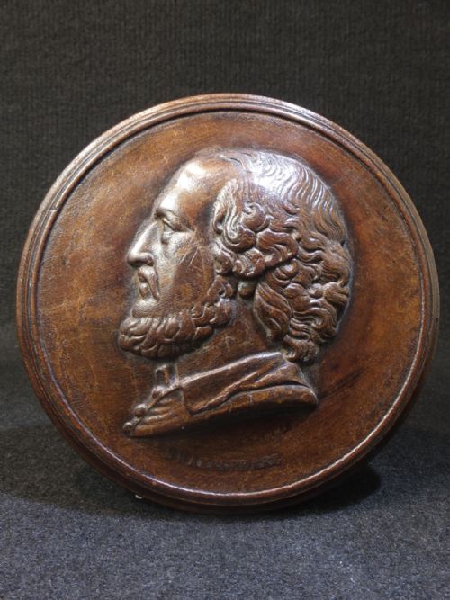 shakespeare roundel - CATEGORY: ANTIQUE MISCELLANEOUS - DATED 18TH CENTURY