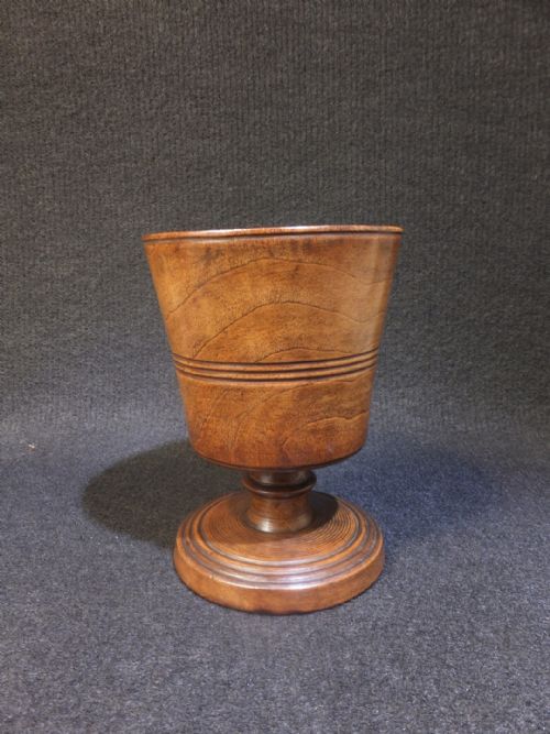 POLE LATHE TURNED GOBLET - ADDITIONAL PHOTO 2