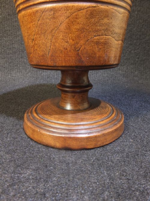 POLE LATHE TURNED GOBLET - ADDITIONAL PHOTO 4
